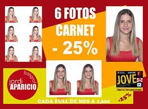 CLICA a la imatge per accedir a la promoció CARNET JOVE Jordi Aparicio Fotògraf - carnet-jove-jordi-aparicio-fotograf-300x240.jpg