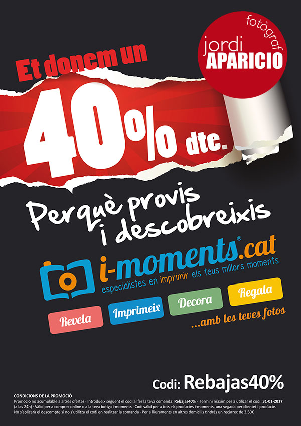 40% de descompte en i-moments