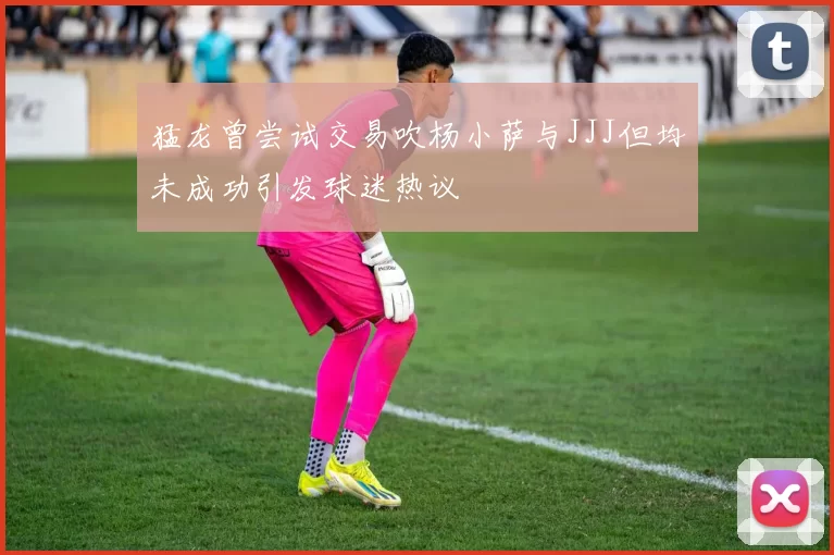 猛龙曾尝试交易吹杨小萨与JJJ但均未成功引发球迷热议